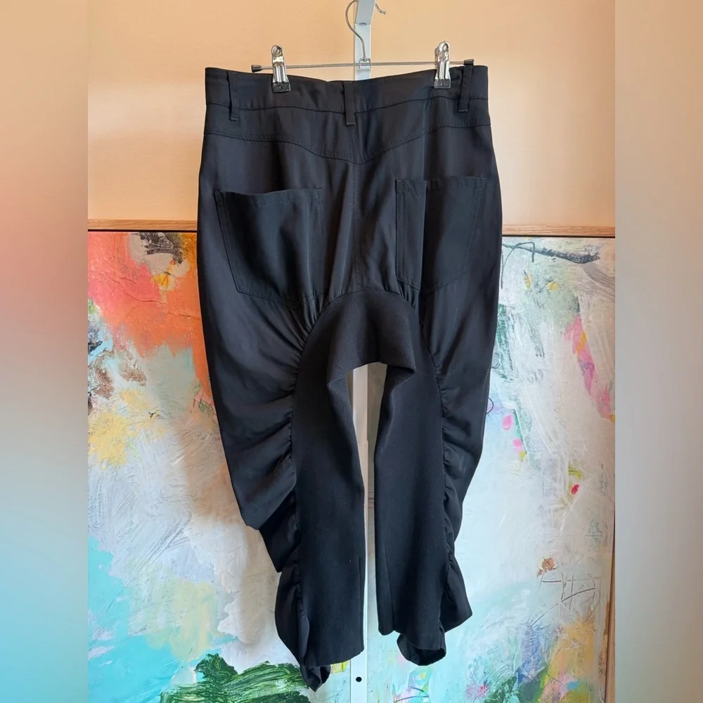 Stella McCartney Tina Ruched Wool Women's Pants - Picture 8 of 16